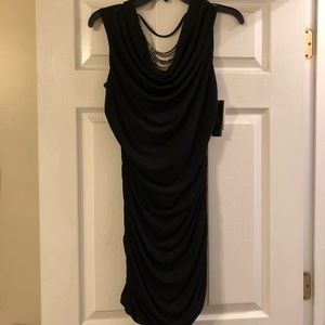 Fitted black formal dress, new with tags!